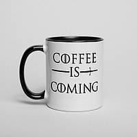 Кружка GoT "Coffee is coming" "Lv"