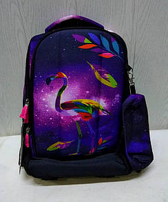 Рюкзак шкільний для дівчинки "Фламінго"