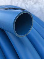 Труба поліетиленова 32 мм 10" атм синя-первинка 100 метрів у бухті (Україна)