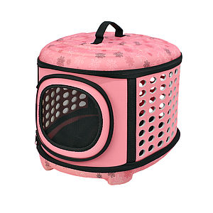 Сумка-переноска Lesko SY210802 Pink контейнер для котів і собак 43*38*32 см
