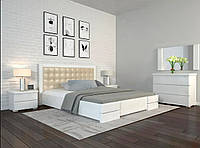Ліжко двоспальне Arbor Регіна Люкс 120х200 (+ламель) білий