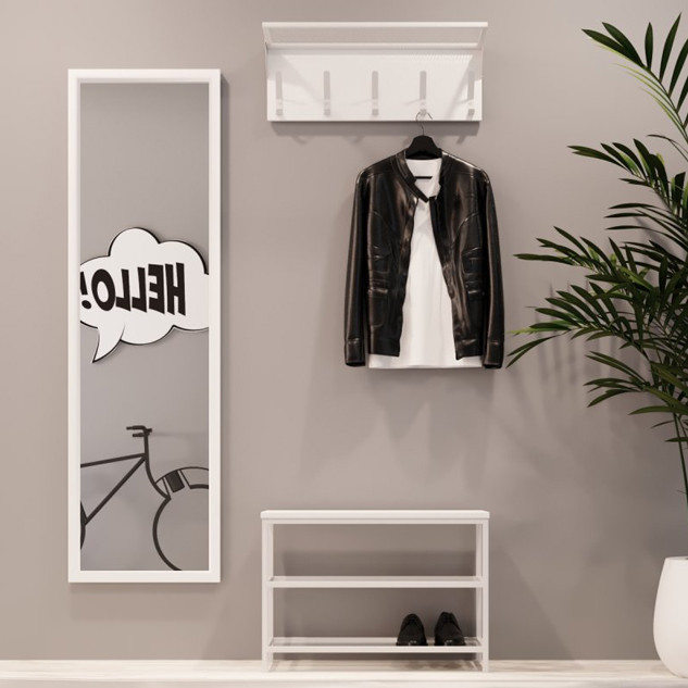 Передпокій "Ембер Лайт 1" Білий, фото 1