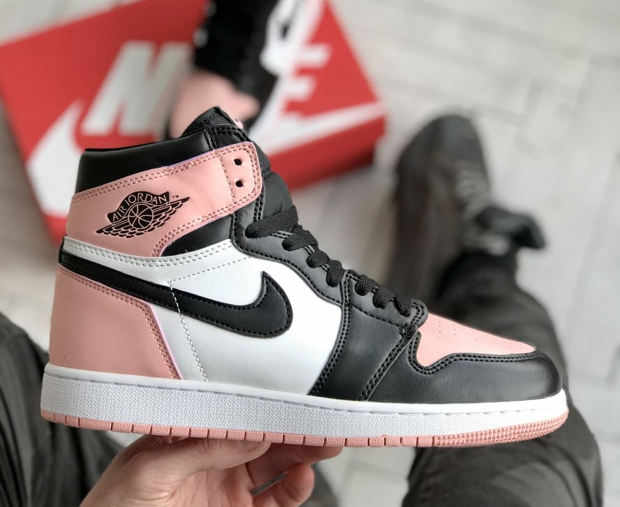 Jordan 1 best sale pink toe