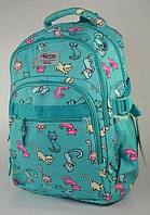 Школьный рюкзак для девочки "FAVOR" коты