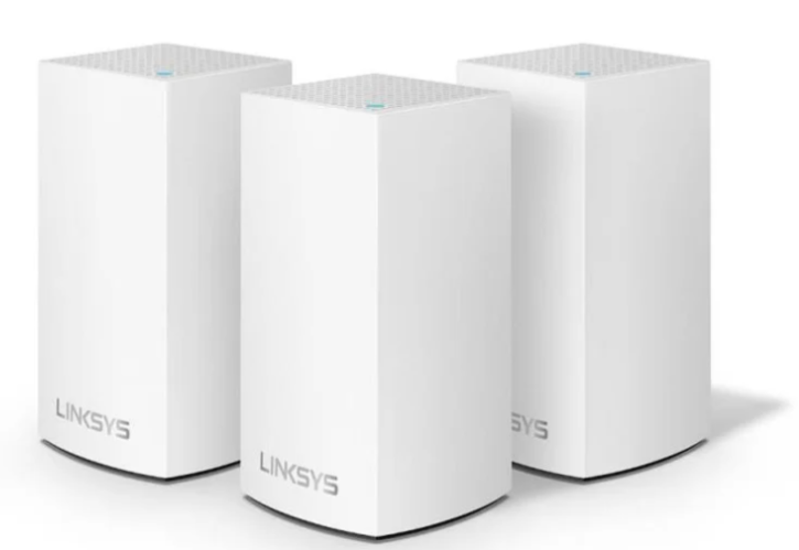 Бездротовий маршрутизатор (роутер) Linksys Velop Whole Home Intelligent Mesh WiFi System 3-pack (WHW0103-EU)