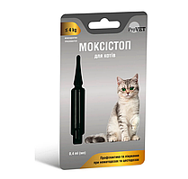ProVet Моксистоп краплі від глистів для кішок до 4 кг