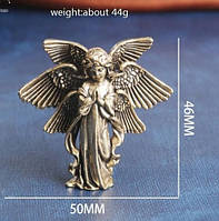 Фигурка статуэтка латунная металл латунь ангел шестикрылый Серафим оберег защита