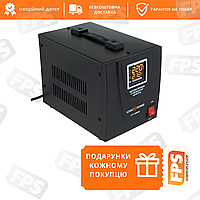Стабилизатор напряжения релейный на 2 гнезда LogicPower LPT-1500RD BLACK (1050W) (4437)