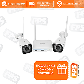 Комплект відеоспостереження GreenVision GV-IP-K-W57/02 3MP