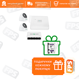 Комплект відеоспостереження GreenVision GV-IP-K-W67/02 4MP (Lite) (20148)