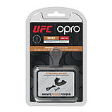 Капа боксерська OPRO Junior Bronze UFC Hologram White (art.002264002), фото 6