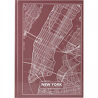 Тетрадь А4 96 л Maps New York 8422-543-A