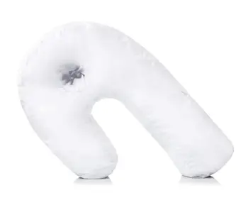 Анатомічна подушка для сну Side Sleeper Pro M-122 у вигляді Підкови для зручного сну Білий
