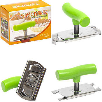 Професійний ергономічний ручний відкривач банок та пляшок 2023-11 Відкривачка для пляшок та банок в 1 упаковці 4 шт