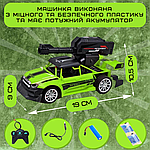 Гоночна Машинка Швидкісна Радіокерована на Акумуляторі з Кульками Орбізами та LED Підсвічуванням Зелена, фото 3