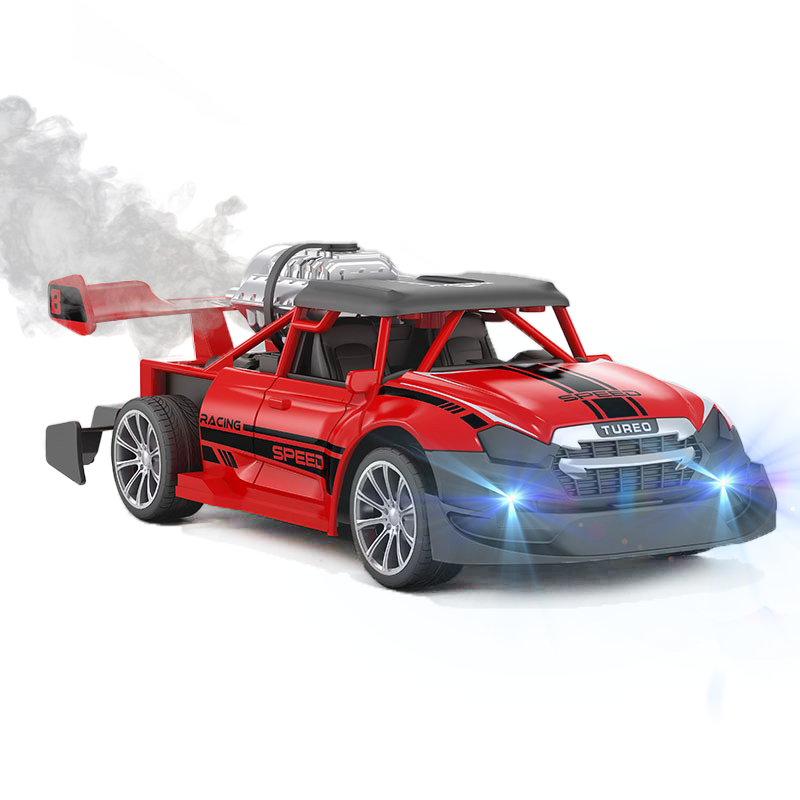 Швидкісна Машинка Гоночна з Паром та LED Підсвічуванням на Акумуляторі з Пультом Управління STORTM Червона, фото 1