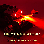 Швидкісна Машинка Гоночна з Паром та LED Підсвічуванням на Акумуляторі з Пультом Управління STORTM Червона, фото 2