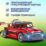 Швидкісна Машинка Гоночна з Паром та LED Підсвічуванням на Акумуляторі з Пультом Управління STORTM Червона, фото 5