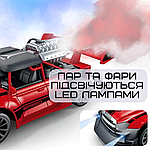 Швидкісна Машинка Гоночна з Паром та LED Підсвічуванням на Акумуляторі з Пультом Управління STORTM Червона, фото 6