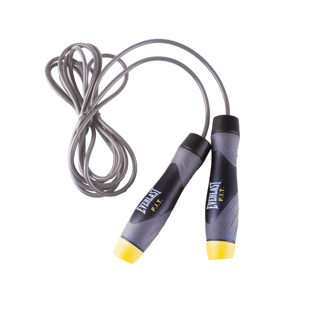 Скакалка Everlast WEIGHTED JUMP ROPE Чорний Уні 274 см (833620-70-8)