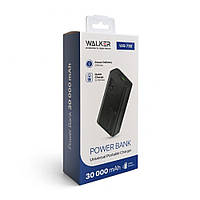 Power Bank WALKER WB-730 30000mAh выход 3USB*2.1A / QC3.0_22.5W Black