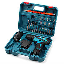 Акумуляторний шурупокрут 12 V з набором Makita DF330DWE, набір біт і запасний акумулятор, фото 3