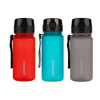 Пляшка для води 350 мл із дозатором, фляга для спорту UZSPACE, кольору, фото 2