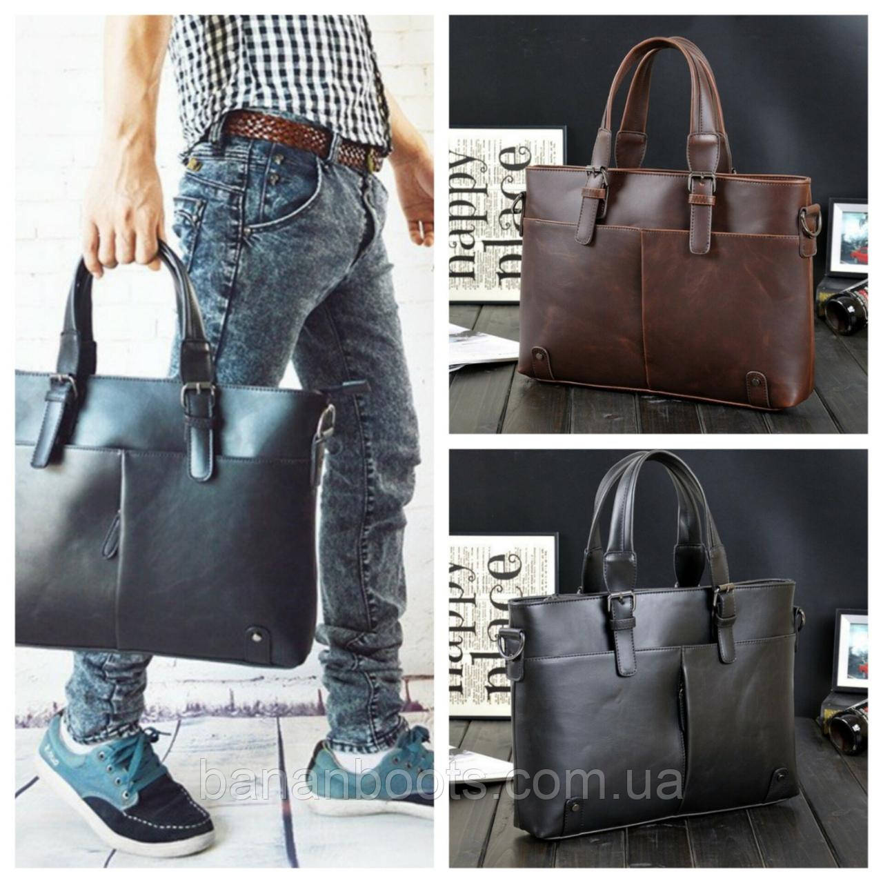 Чоловіча сумка для роботи для документів, фото 1