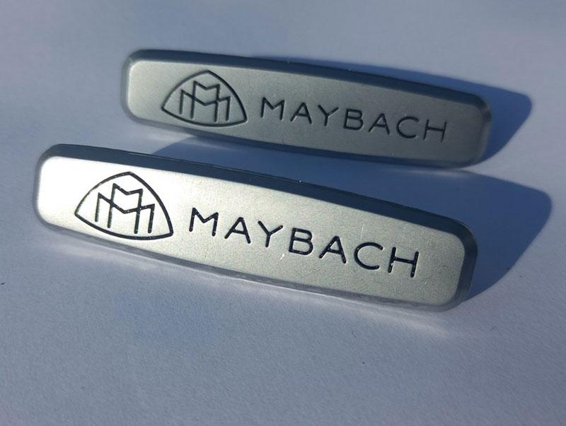 Шильдик Maybach в сидіння (60х10мм), фото 1