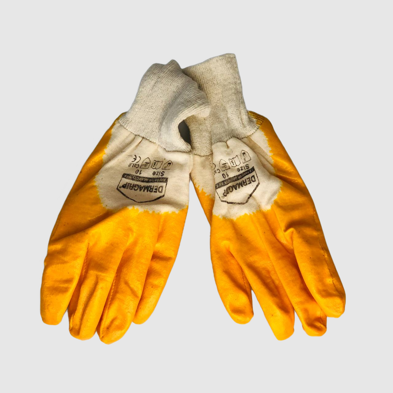 Перчатки рабочие хб с нитриловым покрытием размер L/XL - фото 4 - id-p1892735254