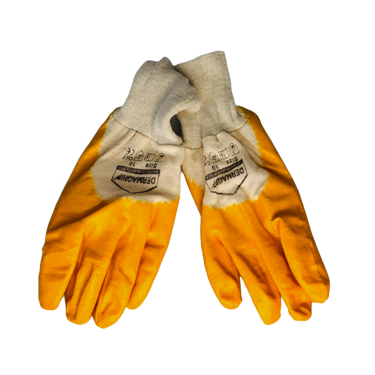 Перчатки рабочие хб с нитриловым покрытием размер L/XL - фото 3 - id-p1892735254