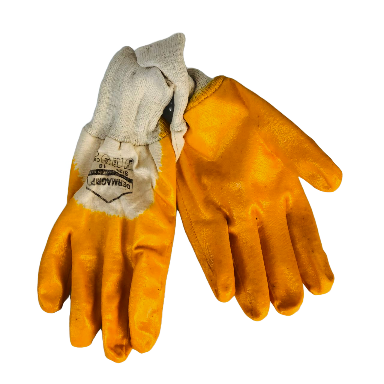 Перчатки рабочие хб с нитриловым покрытием размер L/XL - фото 2 - id-p1892735254
