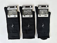 Носки мужские Maste 25-27 р Высокие черные Носки мужские высокие Весенние носки для мужчин