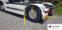 Накладки на задні колісні арки для Volvo FH16 (2012+)
