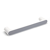 Тримач для рушників MVM BP-29 клейкий Біло-сірий (BP-29 WHITE/GRAY)