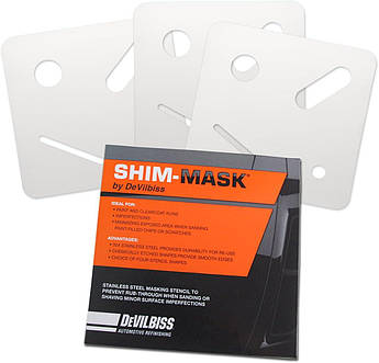 Пластини для видалення патьоків DeVilbiss Shim Mask