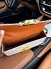 Жіноча сумка Селін бежева натуральна шкіра Celine Beige, фото 7