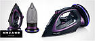 Бездротова праска Mozano Ultimate Smooth 2600 Вт - фіолетовий, керамічна підошва, вертикальне відпарювання, фото 6