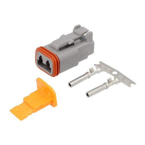 Вилка-штекер на причіп 2 контактна Deutsch Stecker WESEM