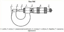 Микрометр МК  0-25 0.01 кл.1