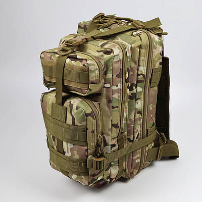 Рюкзак тактичний штурмовий Мультикам Оксфорд 800D 20 л Міцний штурмовий рюкзак Мультикам 20 л
