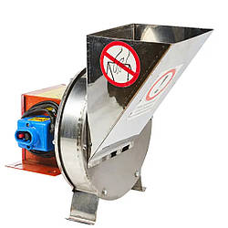 Електроовочерізка з нержавіючої сталі для яблук, винограду Фермер. Харчова корморізка та дробарка для фруктів та ягід