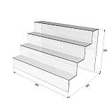 Гірка EKOSTAR чотириярусна 500х300х300 акрил 3 мм, фото 3