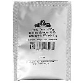 Дріжджі винні Bulldog Wine Yeast & Nutrient, 13 г