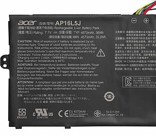 Оригінальна акумуляторна батарея до ноутбука Acer Swift 5 SF514-52T, SF514-53T (AP16L5J), фото 3