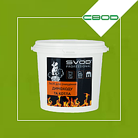 Засіб для очищення димоходу твердопаливного котла від сажі, каталітичний порошок SVOD Professional, 1 кг