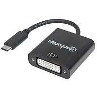 Переходник Manhattan 152051 USB Type C (тато) - DVI (мама)