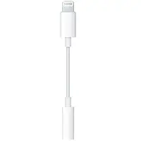 Перехідник Apple MMX62ZM/A Lightning (тато) - 3.5mm mini jack (мама) White