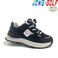 Стильні кросівки для дівчинки чорні 32 34 маломірки детские кроссовки для девочки деми Jong Golf