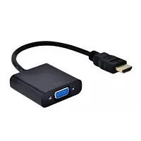 Переходник STLab U-990 HDMI (тато) - VGA (мама) Black